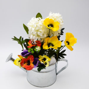 Pompes Funèbres Grosso : Arrosoir fleurs jaune (B)