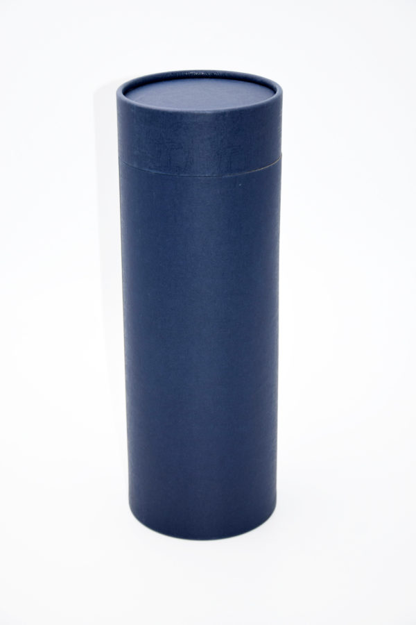 Pompes Funèbres Grosso : Urne tube carton blue roi