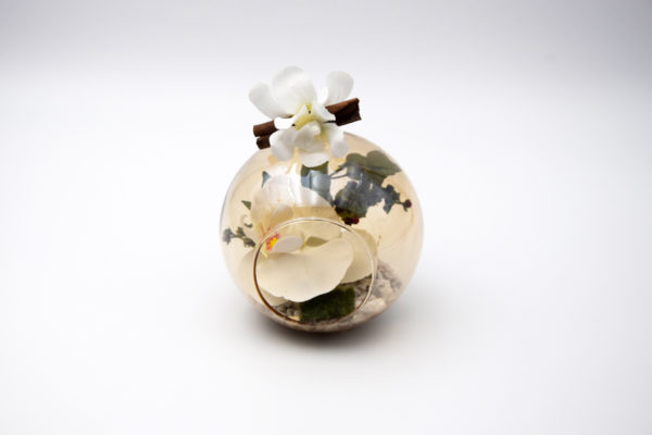 Pompes Funèbres Grosso : Vase boule orchidée
