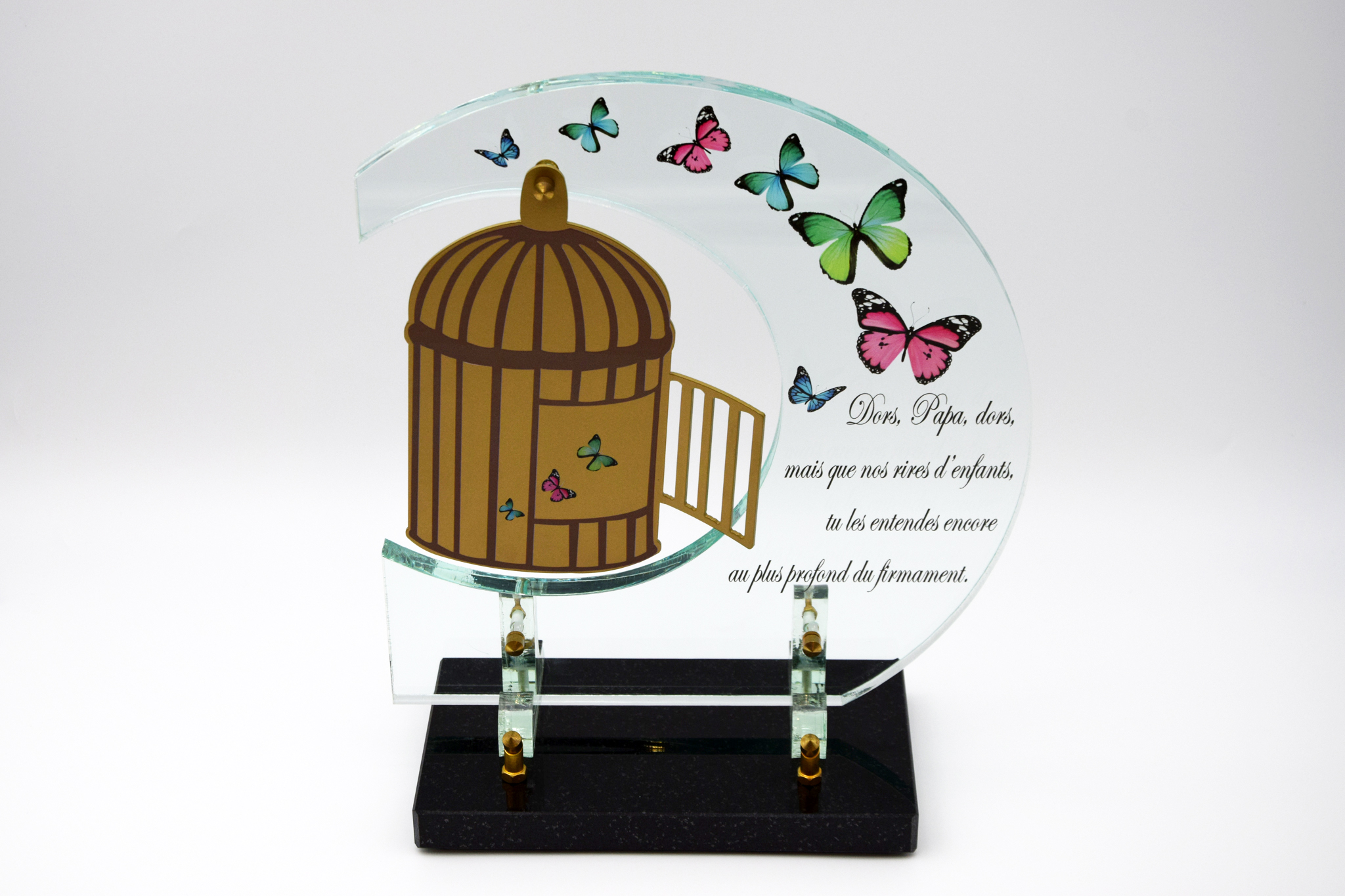 Plaque Plexi Cage Papillons Pompes Fun Bres Grosso