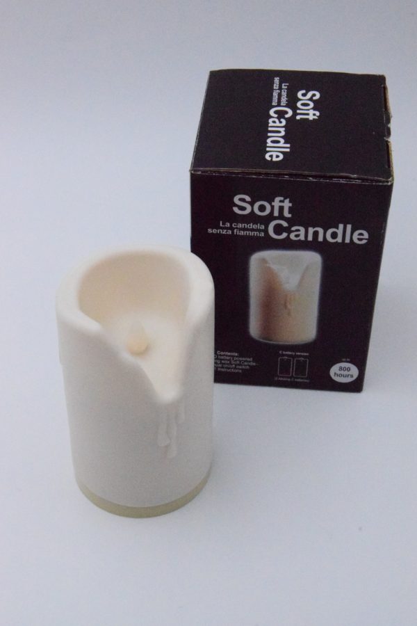 Pompes Funèbres Grosso : Bougie Soft candle medium (1)