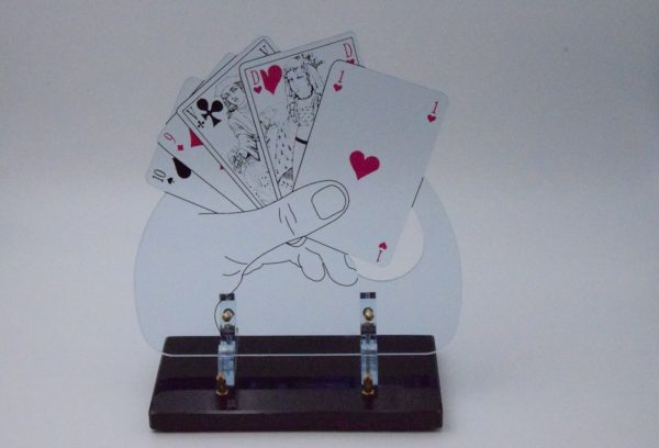 Pompes Funèbres Grosso : Plaque altu joueur de cartes