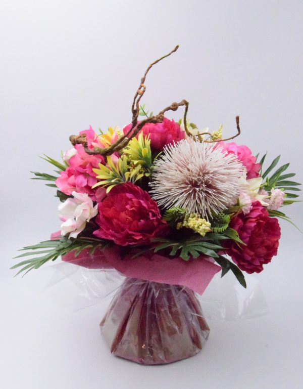 Pompes Funèbres Grosso : Bouquet bulle rose