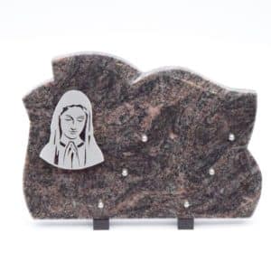 Pompes Funèbres Grosso : Plaque granit vierge inox
