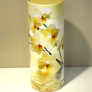 Pompes Funèbres Grosso : Urne tube carton orchidée