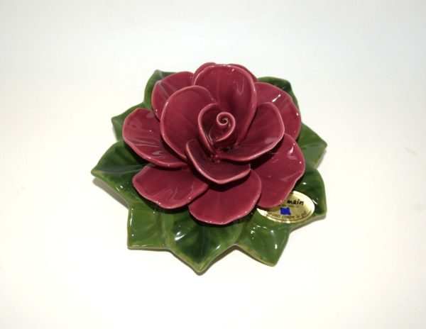 Pompes Funèbres Grosso : socle 18cm rose rose vif