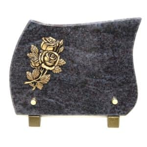 Pompes Funèbres Grosso : Plaque granit roses