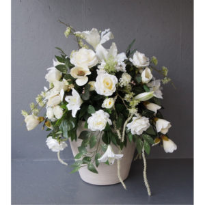 Pompes Funèbres Grosso : Compo originale blanc