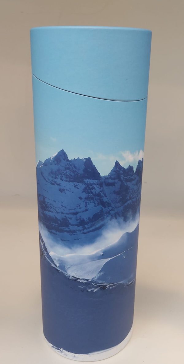 Pompes Funèbres Grosso : Urne tube carton montagne