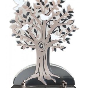 Pompes Funèbres Grosso : Plaque altu arbre 3 épaisseurs 31.5x23cm