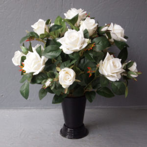Pompes Funèbres Grosso : Cone rosier blanc