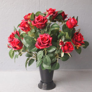 Pompes Funèbres Grosso : Cone rosier bordeaux