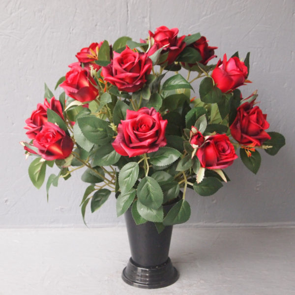 Pompes Funèbres Grosso : Cone rosier bordeaux