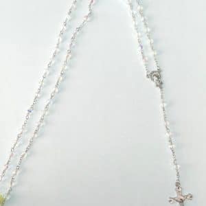 Pompes Funèbres Grosso : Chapelet demi cristal irisé