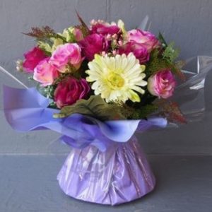 Pompes Funèbres Grosso : Bouquet bulle violine