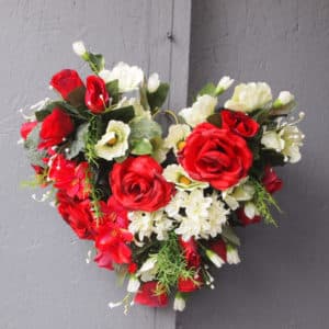 Pompes Funèbres Grosso : Coeur pastoral rouge