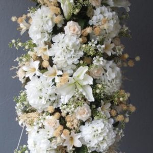 Pompes Funèbres Grosso : Dessus de cercueil Sublime blanc