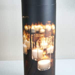 pompes funèbres grosso :Urne tube carton bougies