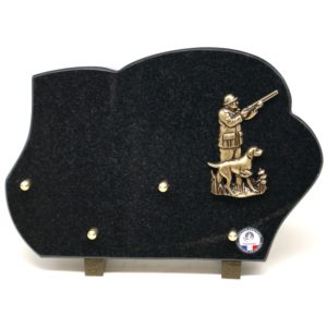 Pompes Funèbres Grosso : Plaque granit forme 30X20 cm