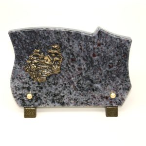 Pompes Funèbres Grosso : Plaque maison fleur MB